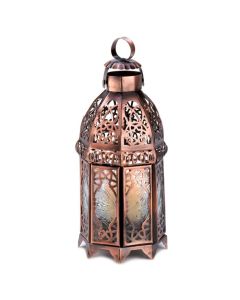 COPPER MOROCCAN CANDLE LAMP
