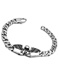JCE572 High polished (no plating) Stainless Steel Bracelet with No Stone